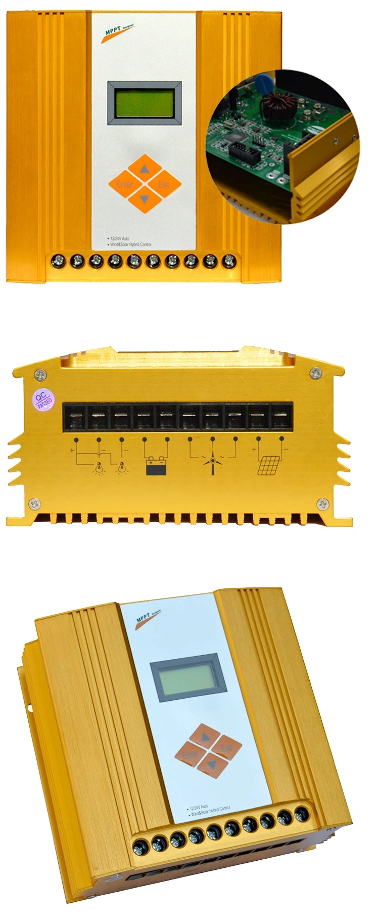 Wind Charge Controller for Street Light and Monitor System