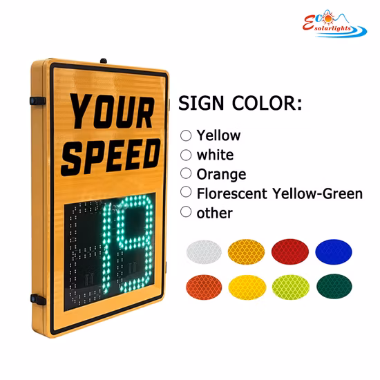 Sistema de semáforo portátil de alta qualidade movido a energia solar